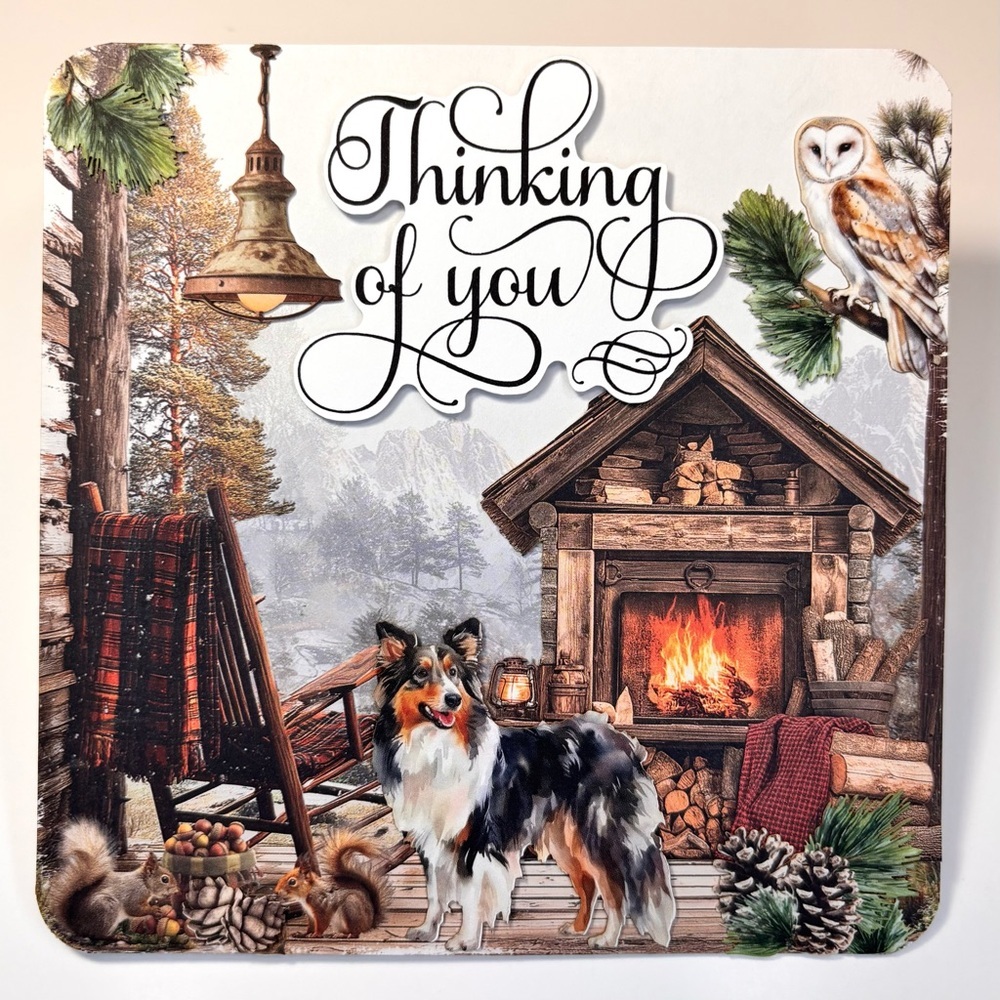 Handmade Thinking of You Greeting Card